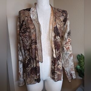 Lee Andersen Boho Sheer Jacket Size XL/2